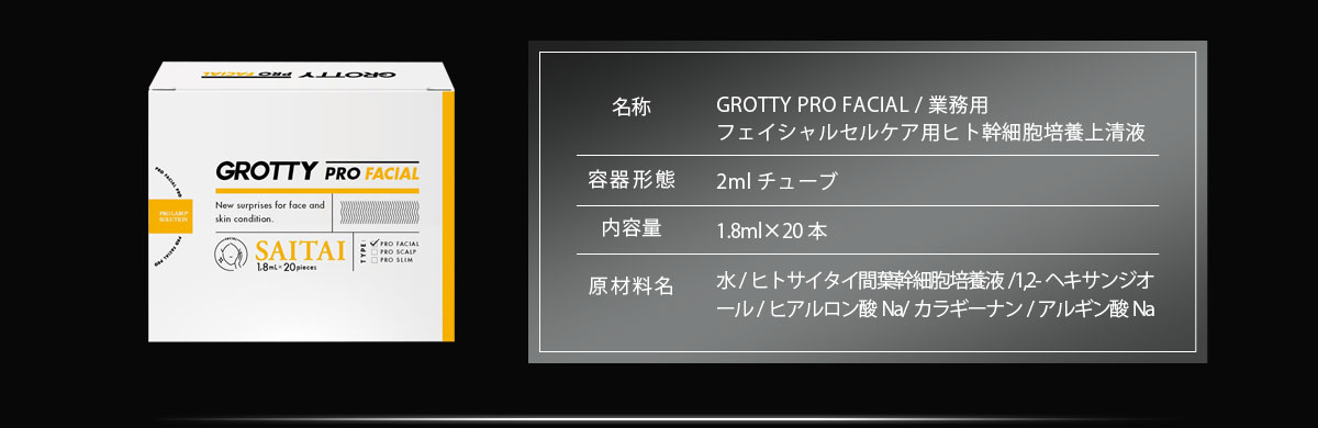 GROTTY PRO FACIAL/業務用